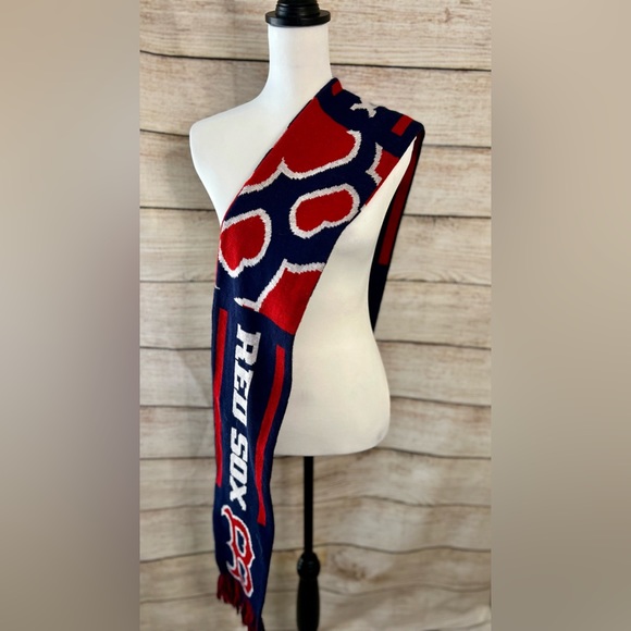Boston Red Sox fringe scarf unisex - Picture 2 of 2